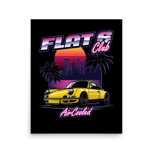 Retro Widebody Air-cooled 911 poster