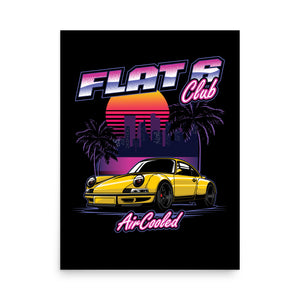 Retro Widebody Air-cooled 911 poster