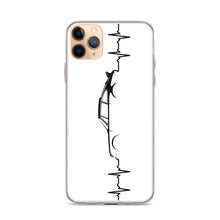 Load image into Gallery viewer, Heart Beat White iPhone Case
