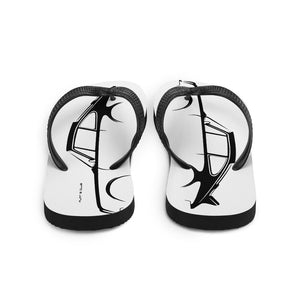 Flat 6 Silhouette Flip-Flops