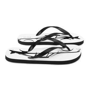 Flat 6 Silhouette Flip-Flops