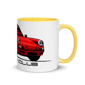 Red 911 Mug with Color Inside