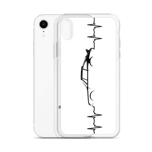 Heart Beat White iPhone Case