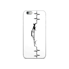 Load image into Gallery viewer, Heart Beat White iPhone Case
