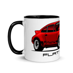 Red 911 Mug with Color Inside