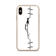 Load image into Gallery viewer, Heart Beat White iPhone Case
