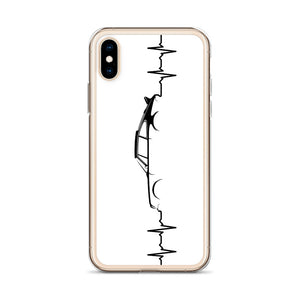 Heart Beat White iPhone Case