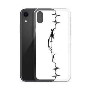 Heart Beat White iPhone Case