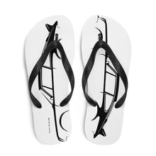 Load image into Gallery viewer, Flat 6 Silhouette Flip-Flops
