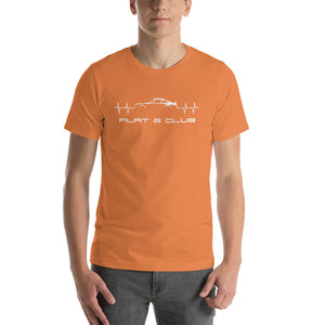 Flat 6 Heartbeat Short-Sleeve Unisex T-Shirt