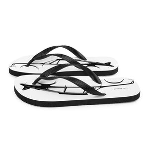 Flat 6 Silhouette Flip-Flops