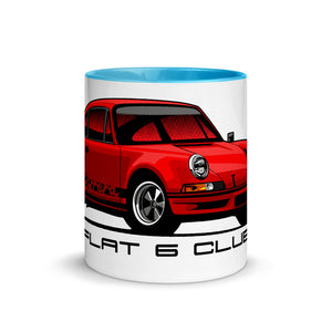 Red 911 Mug with Color Inside