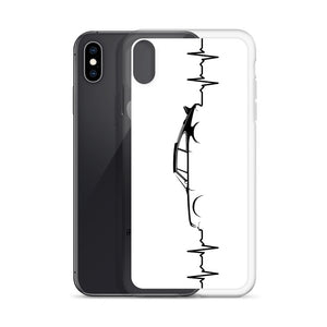 Heart Beat White iPhone Case